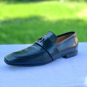 Gucci Mila Wimbledon Nero Black Slip On Loafer